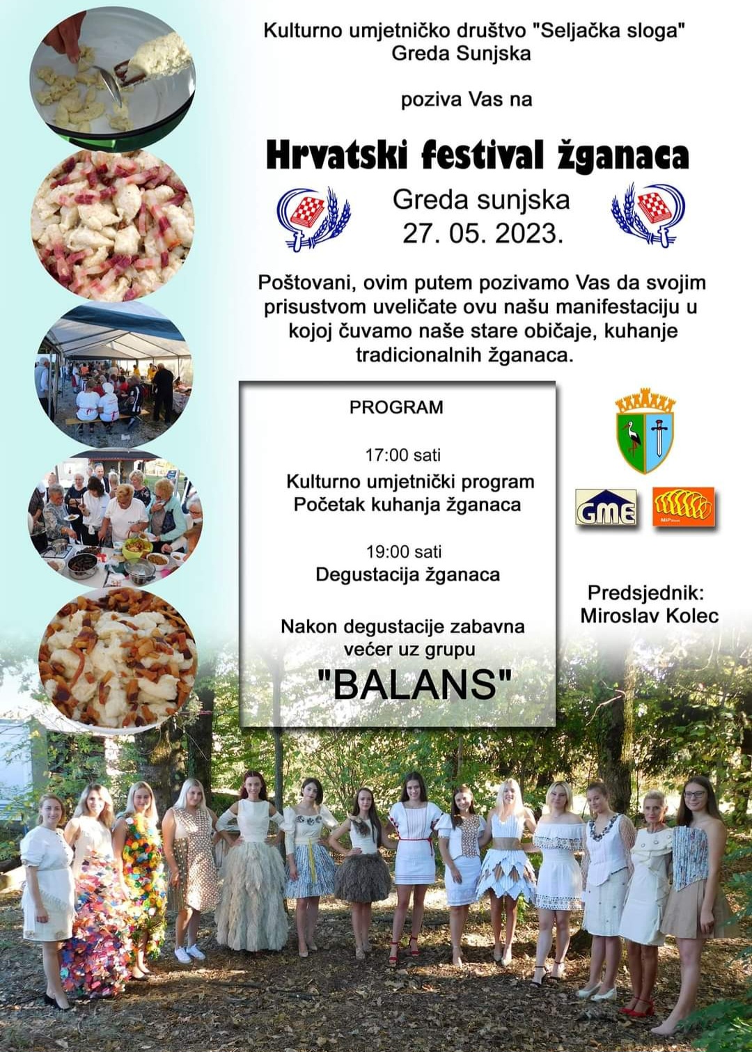 Jubilarni festival žganaca u Gredi Sunjskoj